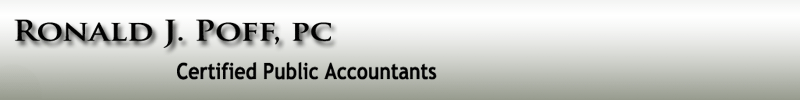 Ronald J. Poff, PC  Certified Public Accountants